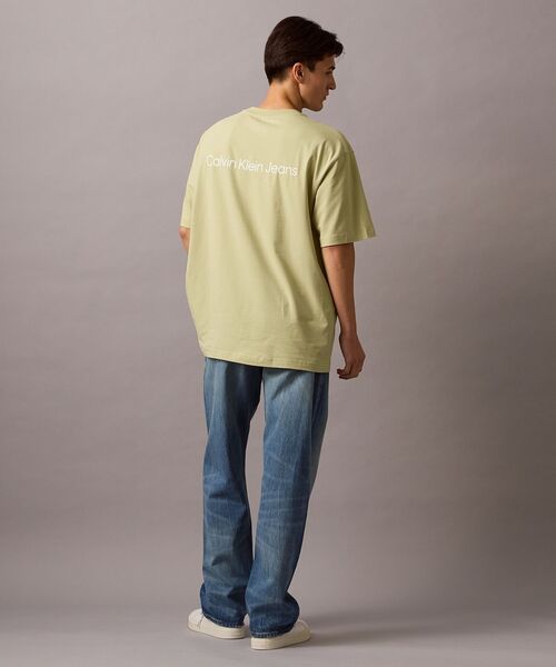 Calvin Klein(カルバン・クライン)の「【ユニセックス】バックロゴ ショートスリープ Tシャツ(Tシャツ/カットソー・メンズ・ベージュ/ブラック/ホワイト・S/XL/L/M/XS)」の22枚目の写真