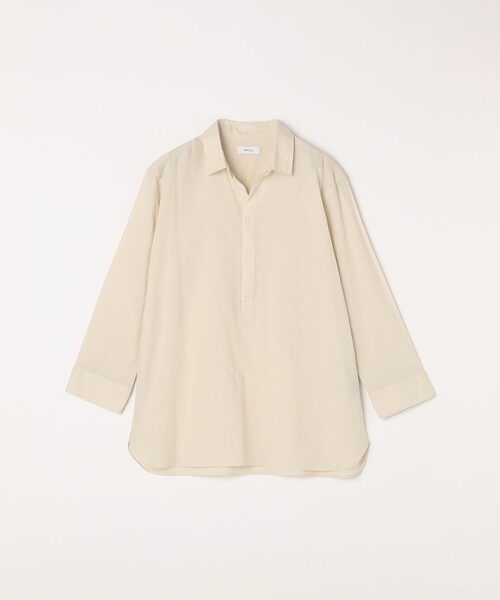 SHIPS any（シップス エニィ）の「SHIPS any:〈洗濯機可能〉コットン/リネン 7分袖  スキッパー プルオーバー シャツ 25SS◇（シャツ/ブラウス・メンズ・ネイビー/ナチュラル/グレー/オリーブ/コバルトブルー・SMALL/LARGE/MEDIUM/X-LARGE）」の19枚目の写真