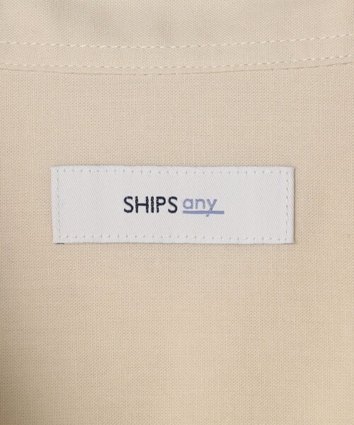 SHIPS any（シップス エニィ）の「SHIPS any:〈洗濯機可能〉コットン/リネン 7分袖  スキッパー プルオーバー シャツ 25SS◇（シャツ/ブラウス・メンズ・ネイビー/ナチュラル/グレー/オリーブ/コバルトブルー・SMALL/LARGE/MEDIUM/X-LARGE）」の21枚目の写真