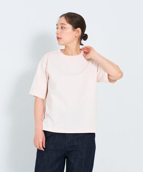 ADIEU TRISTESSE（アデュートリステス）の「花言葉プリントT（Tシャツ/カットソー・レディース・チャコールグレー/アイボリー/ベージュ/イエロー/ピンク・FREE）」の5枚目の写真