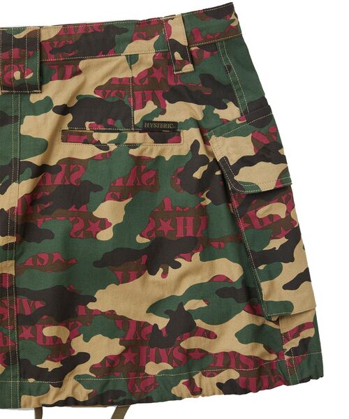 HYSTERIC GLAMOUR（ヒステリックグラマー）の「ミリタリースカート（スカート・レディース・ブラック/カーキ/カーキ系・MEDIUM/SMALL）」の8枚目の写真