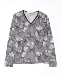 【RS】【Growth by Grail】フラワープリントVネックL/S