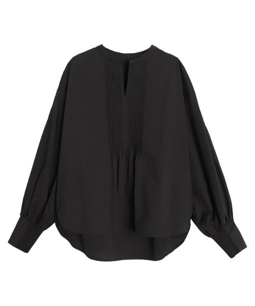 RASW（ラス）の「[RASW]キーネックボリュームスリーブブラウス（シャツ/ブラウス・レディース・ネイビー/オフホワイト/ブラック・M/L）」の17枚目の写真