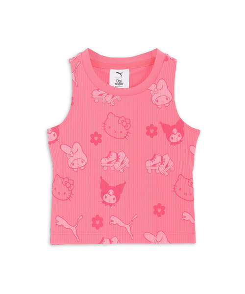 PUMA(プーマ)の「PUMA プーマ ガールズ PUMA x ハローキティ アンド フレンズ リブ タンクトッ(その他トップス・キッズ・ピンク系その他/ライトブルー/ローズ・122/116/104/98)」の7枚目の写真