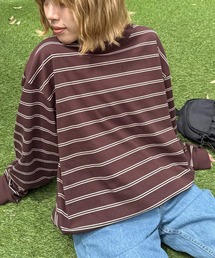 CIAOPANIC TYPY | 【ユニセックス】ビックシルエットアソートボーダーTシャツ(Tシャツ/カットソー)