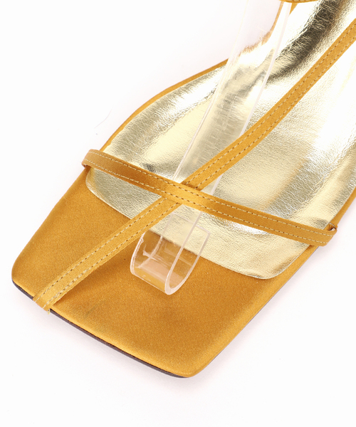 LE TALON（ルタロン）の「GRISEスクエアサイドストラップサンダル（サンダル・レディース・キャメル/マスタード/ブラック/シルバー・SMALL/MEDIUM/LARGE/X-LARGE）」の14枚目の写真