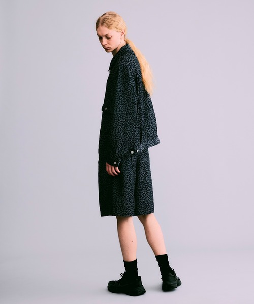 NOISE MAKER（ノイズメーカー）の「ジャガード織レオパードハーフパンツ【MADE IN JAPAN】（その他パンツ・メンズ・グレー・S/L/M/XL）」の6枚目の写真