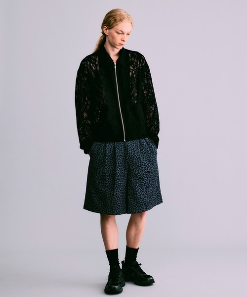 NOISE MAKER（ノイズメーカー）の「ジャガード織レオパードハーフパンツ【MADE IN JAPAN】（その他パンツ・メンズ・グレー・S/L/M/XL）」の7枚目の写真