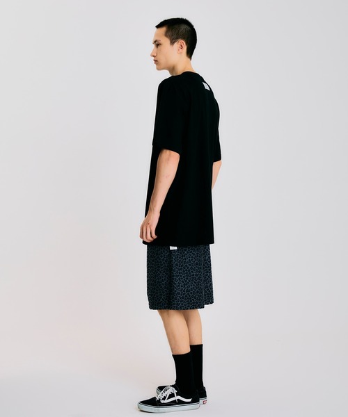 NOISE MAKER（ノイズメーカー）の「ジャガード織レオパードハーフパンツ【MADE IN JAPAN】（その他パンツ・メンズ・グレー・S/L/M/XL）」の2枚目の写真