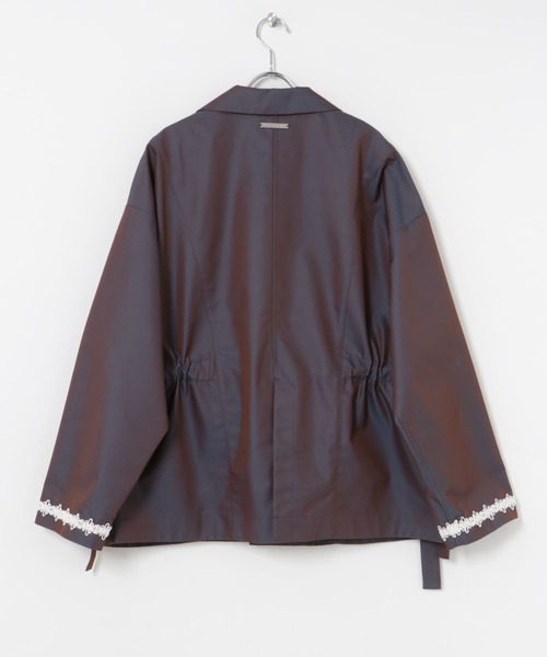 THE GOODLAND MARKET（ザグッドランドマーケット）の「cwtch　DRAWSTRING　JACKET（その他アウター・レディース・ライトカーキ/パープル・FREE）」の19枚目の写真