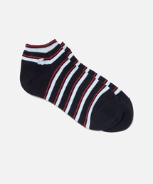 LACOSTE | ウィメンズマルチボーダーアンクルソックス(ソックス/靴下)