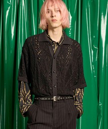 MAISON SPECIAL(]XyV)́sUNISEXtPrime-Over Japanese Paper Short Sleeve Knit Shirt/vCI[o[aV[gX[ujbgVcyMAISON SPECIAL/]XyVz(jbg/Z[^[)