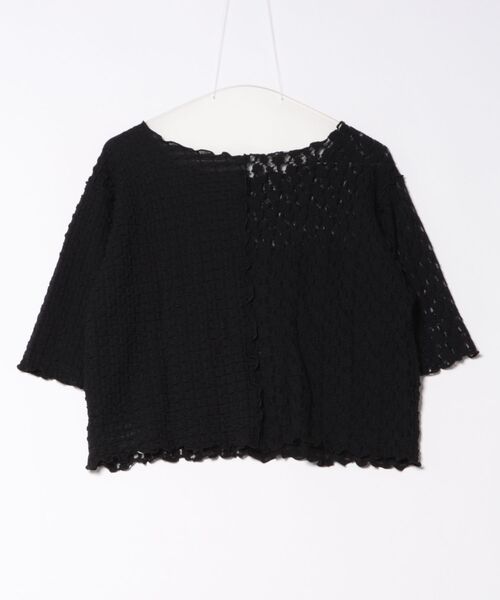 LOWRYS FARM(ローリーズファーム)の「レースメーロー5S 451472(Tシャツ/カットソー・レディース・ブラック/オフホワイト/アイボリー・FREE)」の15枚目の写真