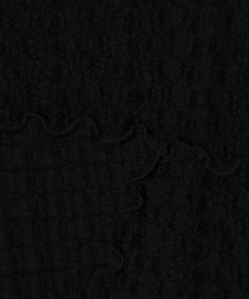 LOWRYS FARM(ローリーズファーム)の「レースメーロー5S 451472(Tシャツ/カットソー・レディース・ブラック/オフホワイト/アイボリー・FREE)」の6枚目の写真