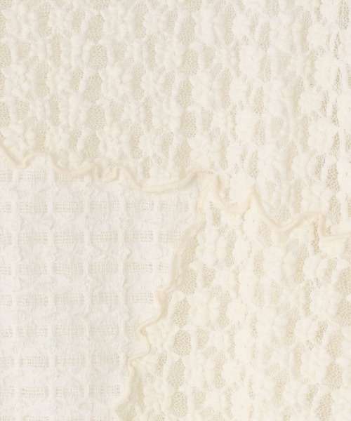 LOWRYS FARM(ローリーズファーム)の「レースメーロー5S 451472(Tシャツ/カットソー・レディース・ブラック/オフホワイト/アイボリー・FREE)」の10枚目の写真