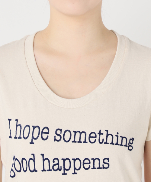 Spick & Span - ミクスタ♡Tシャツ セール】Mixta/ミクスタ U NECK TSHIRT I HOPE（Tシャツ