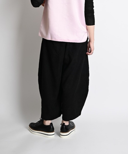 MARAI(マーライ)の「サルエルパンツ レディース ガウチョパンツ コーデュロイ(その他パンツ・レディース・ホワイト/ブルー/ブラック/ブラウン/ワイン・FREE)」の13枚目の写真