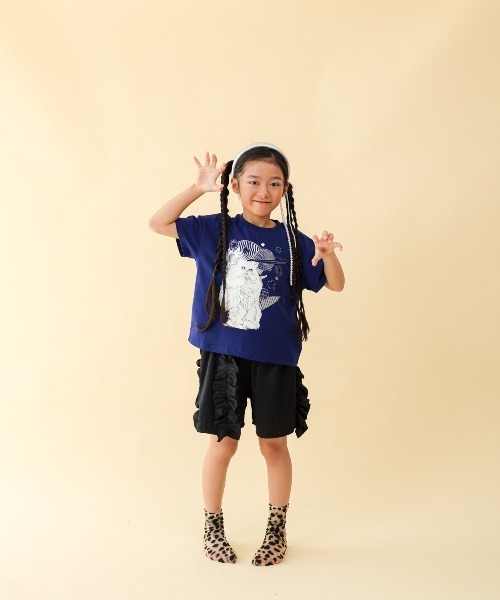 unica(ユニカ)の「フリルショートパンツ(その他パンツ・キッズ・ライトグリーン/ブラック/ブラウン・S/M/L/XL)」の6枚目の写真