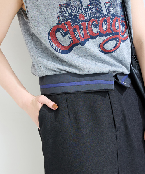 B.C STOCK（ベーセーストック）の「手洗い可 / 4ポケタイトスカート（スカート・レディース・ブラック/ベージュ・SMALL/MEDIUM）」の3枚目の写真