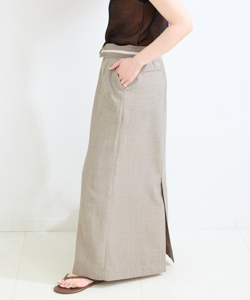 B.C STOCK（ベーセーストック）の「手洗い可 / 4ポケタイトスカート（スカート・レディース・ブラック/ベージュ・SMALL/MEDIUM）」の9枚目の写真