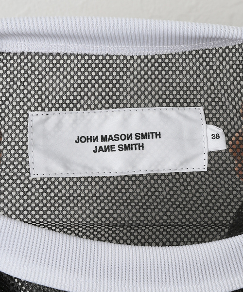 JANE SMITH / JOHN SMITH(ジェーンスミスジョンスミス)の「【JANE SMITH/ジェーンスミス】POLYESTER MESH FOOTBALL SHIRT:カットソー(Tシャツ/カットソー・レディース・ホワイト/ブラック・38)」の14枚目の写真