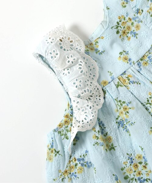 セール】【リンク】レースフラワープリントチュニック（シャツ