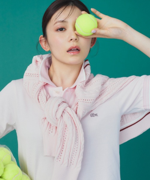 ラコステ LACOSTE オーガニックコットンニットカーディガン