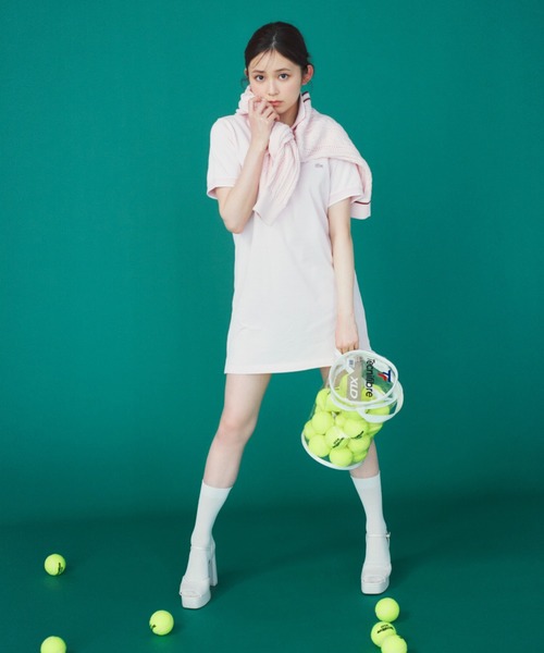 LACOSTE(ラコステ)の「LACOSTE/ニットカーディガン(カーディガン/ボレロ・レディース・ホワイト/ピンク/グリーン・FREE)」の9枚目の写真