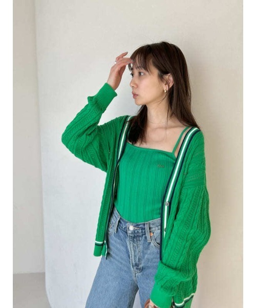 スナイデル／LACOSTE/ニットカーディガン LACOSTE/ニットカーディガン（カーディガン）｜SNIDEL