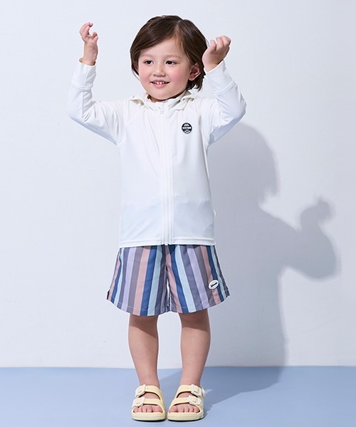 petit main（プティマイン）の「【SWIM】総柄スイムパンツ（水着・キッズ・レッド/ライトベージュ/カラフル/ネイビー・130cm/100cm/110cm/80ｃｍ/120cm/90cm）」の4枚目の写真