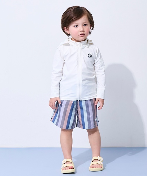 petit main（プティマイン）の「【SWIM】総柄スイムパンツ（水着・キッズ・レッド/ライトベージュ/カラフル/ネイビー・130cm/100cm/110cm/80ｃｍ/120cm/90cm）」の9枚目の写真