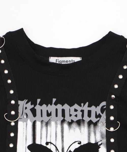 Figments（フィグメンツ）の「バタフライスタッズタンク（タンクトップ・レディース・ブラック・FREE）」の8枚目の写真
