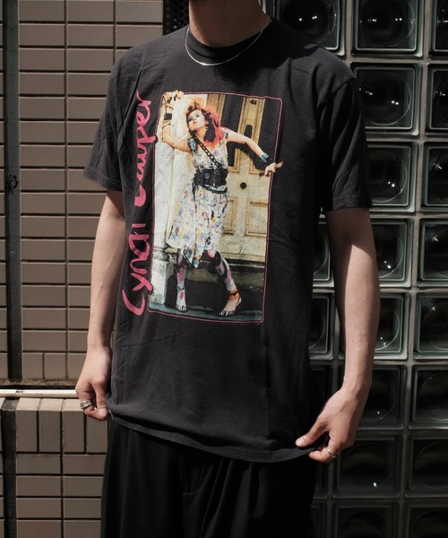 THRIFTY LOOK(スリフティールック)の「THRIFTY LOOK / スリフティールック THRIFTY 'CYNDI LAUPER' TEE シンディローパー バンドTシャツ(Tシャツ/カットソー・メンズ・ホワイト/ブラック・MEDIUM/LARGE/X-LARGE)」の17枚目の写真