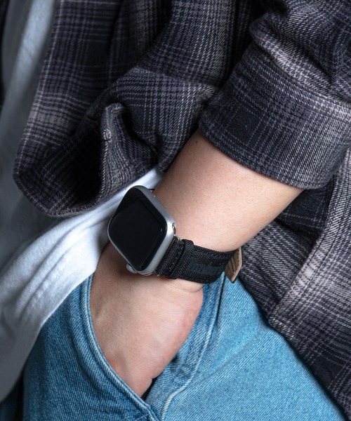 ティンバーランド Apple Watch ベルト アップルウォッチ 黒 Timberland/ティンバーランド」Apple Watch Band/アップル