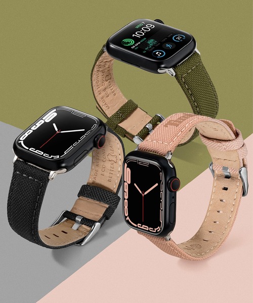 Timberland(ティンバーランド)の「「Timberland/ティンバーランド」Apple Watch Band/アップルウォッチ バンド サポ /2サイズ展開【38 mm / 40 mm / 41mm】【42 mm / 44 mm / 45mm】(デジタル腕時計・メンズ・カーキ/ブラック/カーキ系1/ベージュ・L/S)」の5枚目の写真