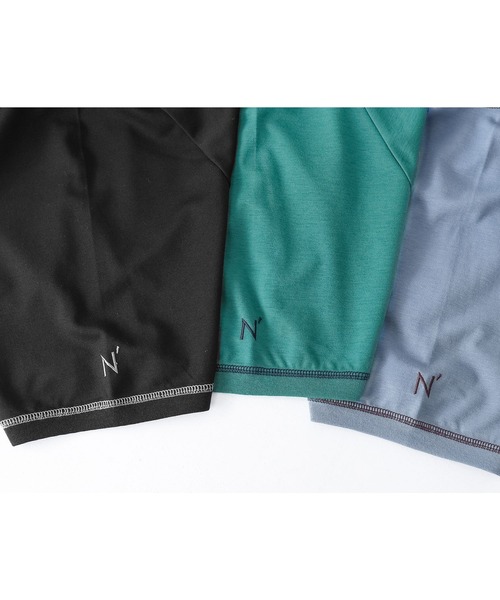 n'OrLABEL(ノアールレーベル)の「【汗じみ防止・接触冷感・UVカット・吸水速乾・イージーケア】ロゴ刺繍ラグランカットソー(Tシャツ/カットソー・レディース・グリーン/ブラック/ブルー・1/2)」の18枚目の写真
