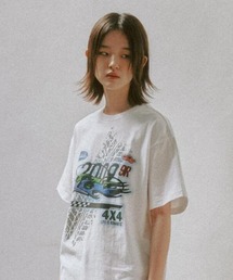 A'GEM/9 × .kom 『ROMANTIC CROWN/ロマンティック クラウン』Skid Mark T-Shirt /スキッドマーク Tシャツ