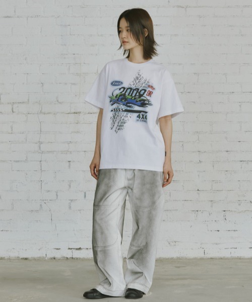 tシャツ A'GEM/9 × .kom 「ROMANTIC CROWN/ロマンティック クラウン」Skid Mark T-Shirt /スキッドマーク A'GEM/9 × .kom 『ROMANTIC CROWN/ロマンティック クラウン