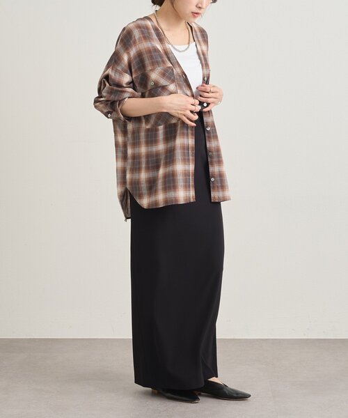 SHENERY（シーナリー）の「《＠tsuru00/＠komorin_コラボ》ストレッチタイトスカート（スカート・レディース・モカ/ブラック/チャコールグレー・40/36/38）」の4枚目の写真