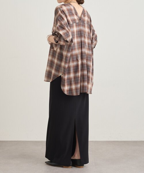 SHENERY（シーナリー）の「《＠tsuru00/＠komorin_コラボ》ストレッチタイトスカート（スカート・レディース・モカ/ブラック/チャコールグレー・40/36/38）」の7枚目の写真