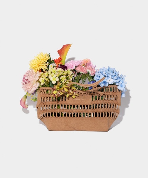 セール】konbu knit shopping busket bag L（トートバッグ