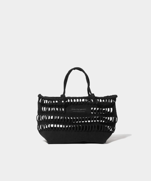 バッグ beautiful people KONBU knit busket bag L セール】konbu knit shopping busket bag L（トートバッグ