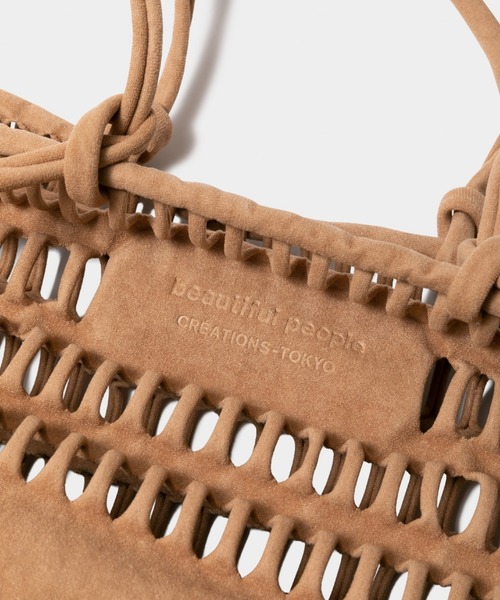 konbu knit shopping busket bag L（トートバッグ）｜beautiful