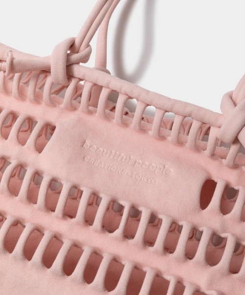 セール】konbu knit shopping busket bag L（トートバッグ