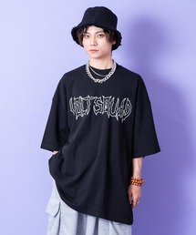 a.p.o.v. ストリートゴシックロゴオーバーサイズTシャツ