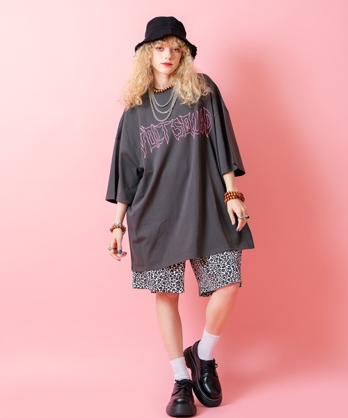 ankoROCK アンコロックパンダ　オーバーサイズTシャツ　ワンピ a.p.o.v. -ankoROCK's select- ストリートゴシックロゴオーバー