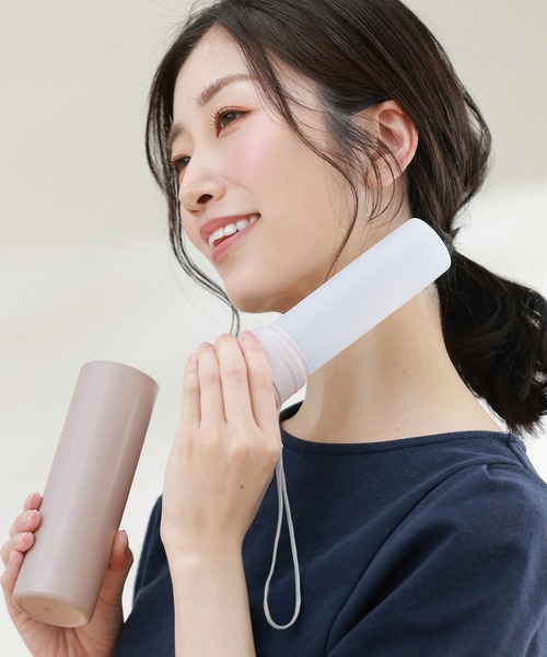 sankyo shokai（サンキョウショウカイ）の「氷のう 氷嚢 スティック型  魔法瓶ホルダー 冷却グッズ（アウトドアグッズ・レディース・ブルー/チャコールグレー/グレイッシュベージュ/アイボリー/モカ・FREE）」の4枚目の写真