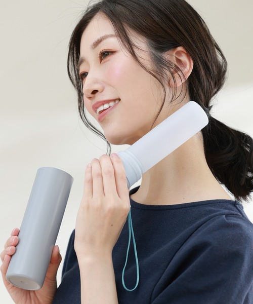 sankyo shokai（サンキョウショウカイ）の「氷のう 氷嚢 スティック型  魔法瓶ホルダー 冷却グッズ（アウトドアグッズ・レディース・ブルー/チャコールグレー/グレイッシュベージュ/アイボリー/モカ・FREE）」の7枚目の写真