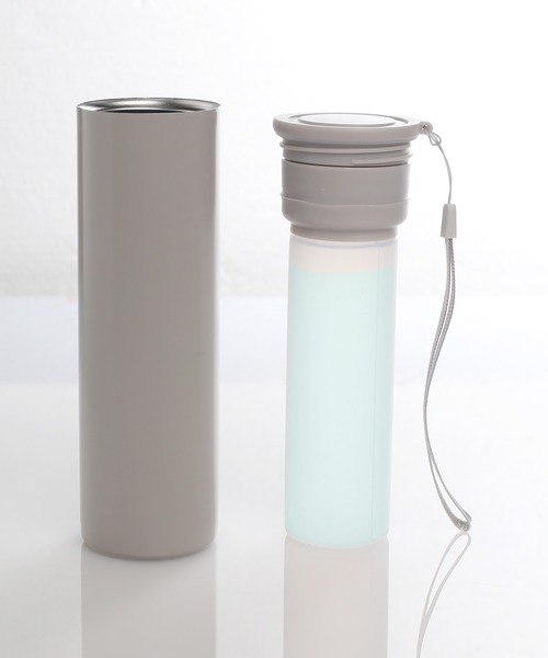 sankyo shokai（サンキョウショウカイ）の「氷のう 氷嚢 スティック型  魔法瓶ホルダー 冷却グッズ（アウトドアグッズ・レディース・ブルー/チャコールグレー/グレイッシュベージュ/アイボリー/モカ・FREE）」の10枚目の写真