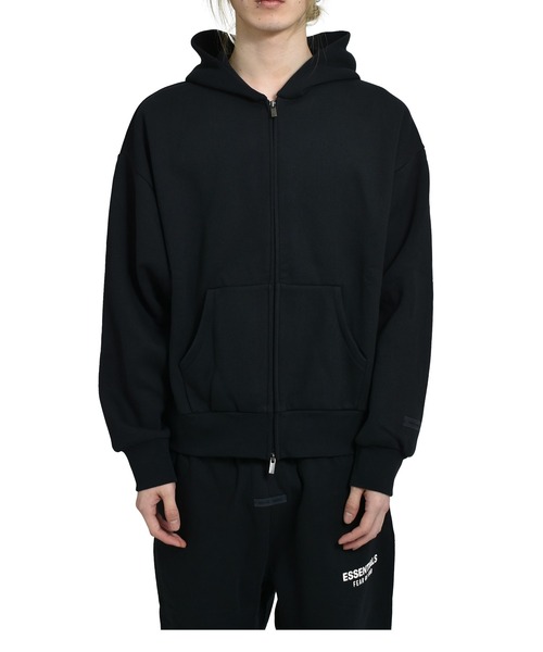 FOG ESSENTIALS CLASSIC FIT FLEECE ZIP UP BLACK パーカー 黒 CLASSIC FIT FLEECE ZIP UP HOODIE（パーカー）｜FOG ESSENTIALS